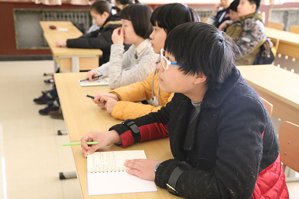 初高中生冬令营，树立目标，磨练意志