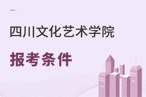 四川文化艺术学院报考条件