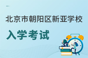 北京市朝阳区新亚学校入学考试