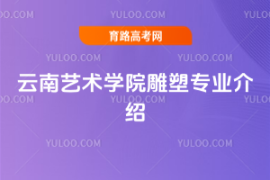 云南艺术学院雕塑专业介绍