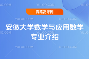安徽大学数学与应用数学专业介绍