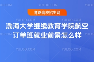 渤海大学继续教育学院航空订单班就业前景怎么样？