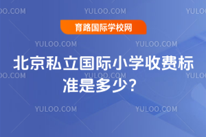 2025年北京私立国际小学收费标准是多少？