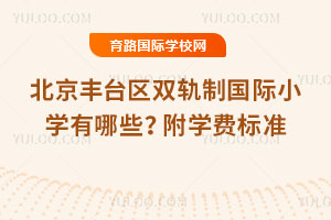 2025年北京丰台区双轨制国际小学有哪些？附学费标准